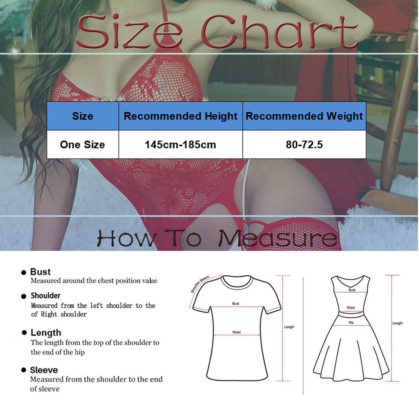 Women Sexy Underwear Porn Hollow-Out Cosplay Teddy Underwear Plush Mesh See-Through Miss Claus Suit Christmas Erotic Costumes